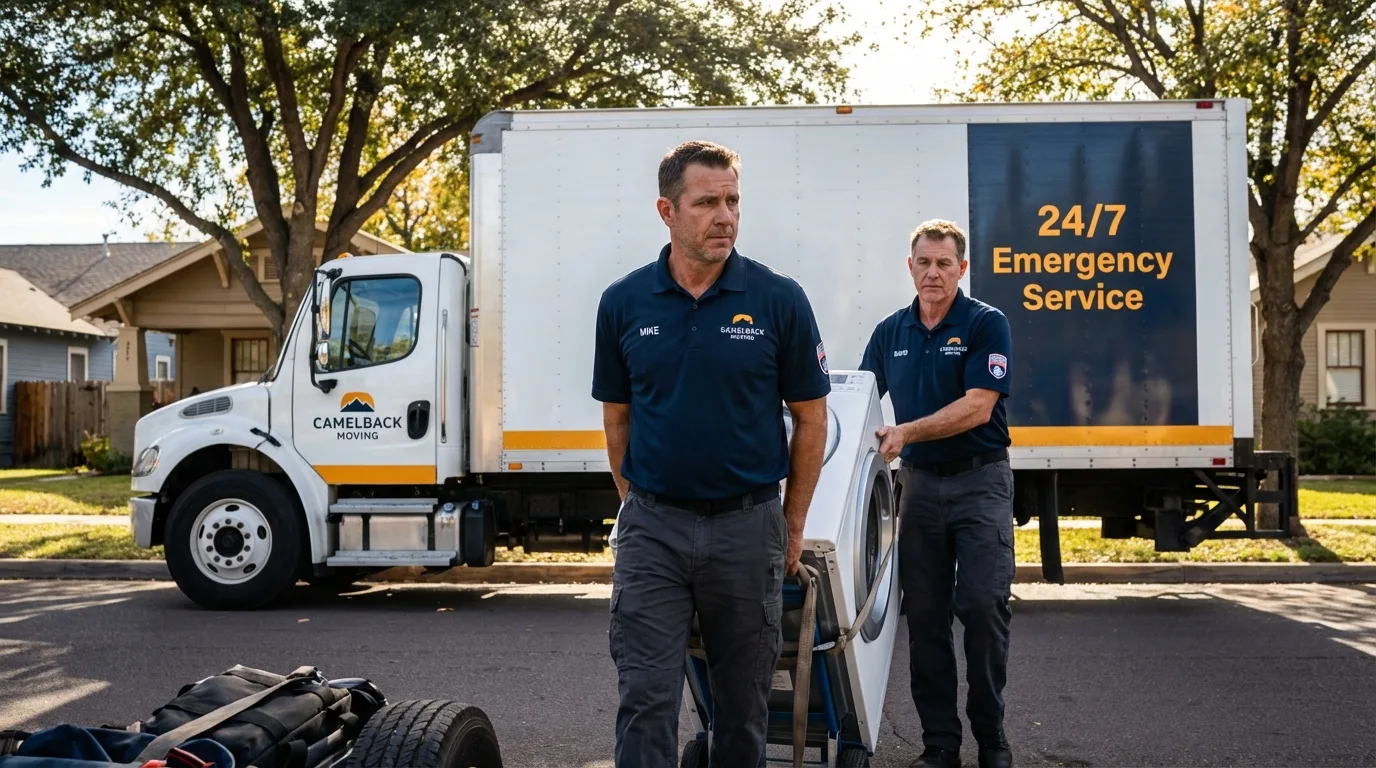 CamelBack Moving crew loading furniture in Farmington, NM